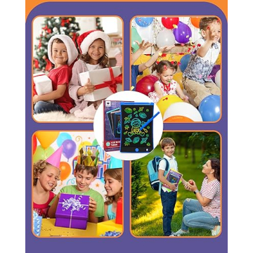 ORSEN Colorful 8.5 inch LCD Writing Tablet for Kids, Learning Educational Toys for 3 4 5 6 7 8 Year Old Girls Boys, Toddler Easter Basket Stuffers Doodle Board Drawing Pad for Kids