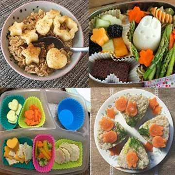 Fun 12 PCS Food Shaper Set for Kids' Healthy Meals and Baking