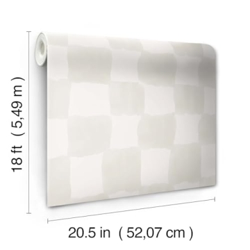 Mr. Kate Watercolor Checker Wallpaper for Easy Home Updates