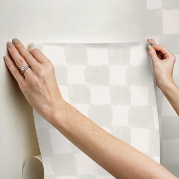 Mr. Kate Watercolor Checker Wallpaper for Easy Home Updates