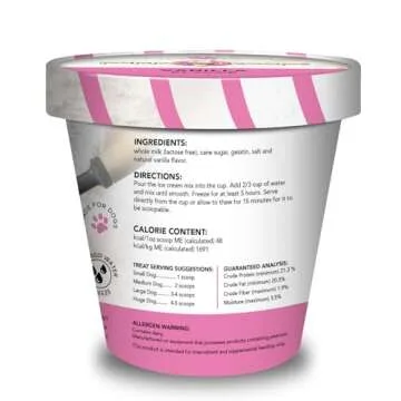 Puppy Scoops Dog Ice Cream Mix for Happy Pets