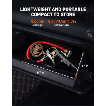 AstroAI T1 Digital Tire Gauge with Inflator for Accuracy