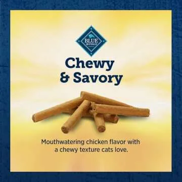 Blue Buffalo True Chews Sticks Natural Cat Treats, Chicken Recipe, Meaty & Savory Treats Made in The USA, 3-oz. Bag
