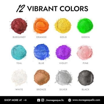 MONÉGASQUE Gold Luster Dust Edible Glitter for Cocktails 7g – Gold Edible Luster Dust Christmas Glitter – Edible Cake Decorations Gold Dust – Gold Edible Glitter for Drinks – Edible Glitter for Cakes