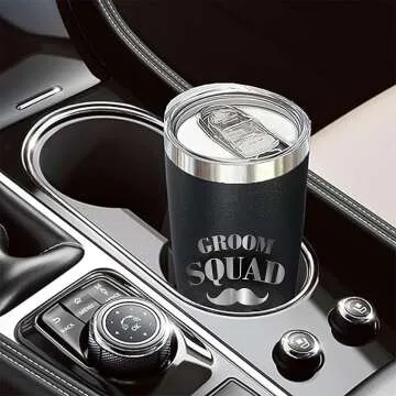 Groom Squad 20 OZ Tumbler Set of 7 for Weddings