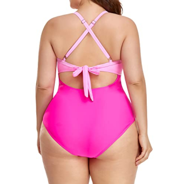 Eomenie Women's One Piece Tummy Control Swimsuit