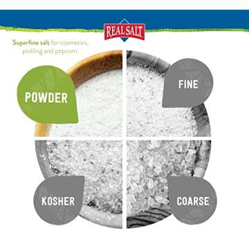 Redmond Real Sea Salt - Natural Unrefined Gluten Free Popcorn, 10 Ounce Pouch