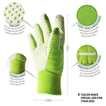 Norsy Toys Kids Gardening Tools & Bug Catching Gift Set for 3,4,5,6,7 Year Old Boys & Girls with Garden Gloves, Apron, Sun Hat, Ideal Birthday, Christmas, New Year Gift for Kids & Toddlers