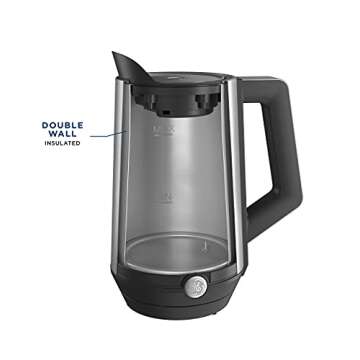 GE Electric Kettle | Digital Control & 6 Cup Capacity