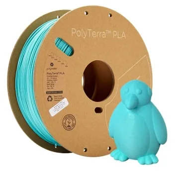 Polymaker Matte PLA Filament Arctic Teal 1.75mm 1kg - Eco-friendly 3D Printing Filament