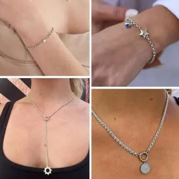 33FT Stainless Steel Rolo Chain for Jewelry Making