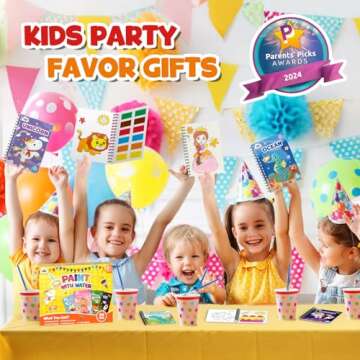 ZMLM 24 Water Coloring Books for Kids Party Favors - Bulk Mini Coloring Books for Ages 4-8,Small Eas...