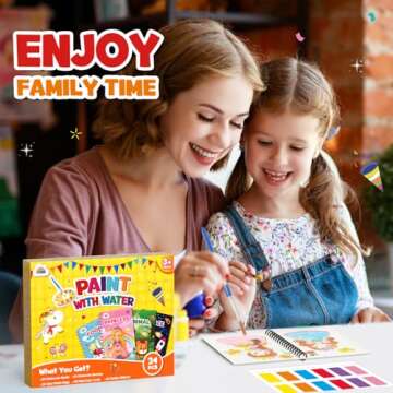 ZMLM 24 Water Coloring Books for Kids Party Favors - Bulk Mini Coloring Books for Ages 4-8,Small Easter Basket Stuffers for Toddlers Crafts Classroom Birthday Valentines Day Gifts Goodie Bag Stuffers