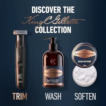 King C. Gillette Men's All-in-One Styler Trimmer for Beard
