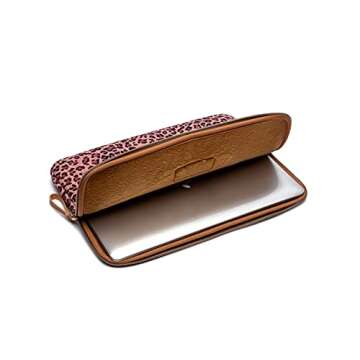 Chic Leopard Print Laptop Sleeve - Stylish & Protective