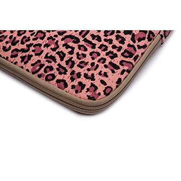 Chic Leopard Print Laptop Sleeve - Stylish & Protective