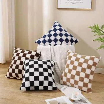 Decorative Throw Pillow Covers Set for Couch Sofa 18x18