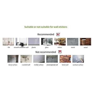 Colorful Rainbow Peel and Stick Wall Mural for Kids