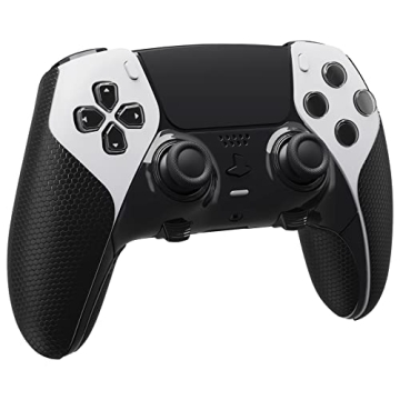 playvital Anti-Skid Sweat-Absorbent Grip for PS5 Edge Wireless Controller - Black