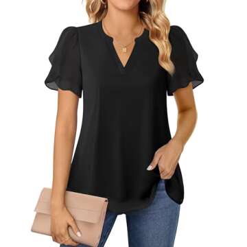 Dressy Casual Blouses for Women - Summer Tops & Work Wear