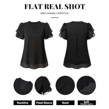 Dressy Casual Blouses for Women - Summer Tops & Work Wear