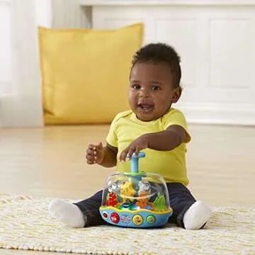 VTech Learn and Spin Aquarium Toy for Infants and Toddlers