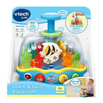 VTech Learn and Spin Aquarium For Fish , Plastic