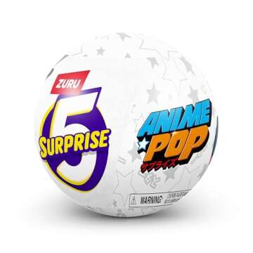 Anime Pop Series 1 5" Plush, Mystery Unbox Anime Characters, Naruto, Demon Slayer, Bleach and more by ZURU