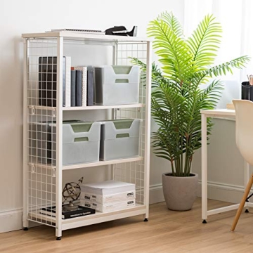 IRIS USA Small Portable 6 Pack File Box for Organization