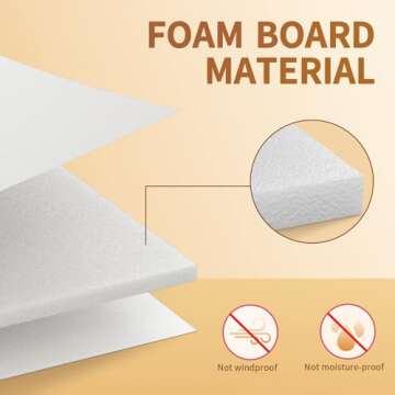 imprsv 4FT Marquee Numbers, Light Up Numbers for 1st 21st Birthday Decorations, light up letters Anniversary Party Decor, Mosaic Numbers for Balloons Number 1, Pre-Cut Foam Board Kit