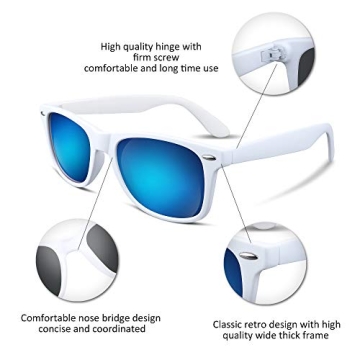 FEISEDY Classic Polarized Sunglasses Retro UV400 Fashion