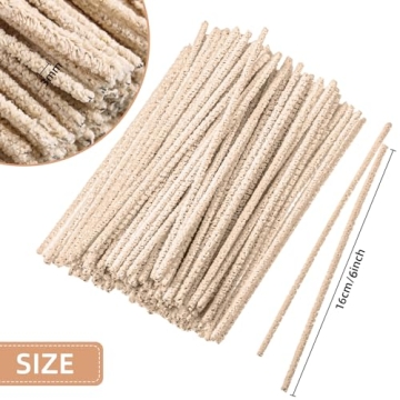Versatile Patelai 150 Long Cotton Pipe Cleaners for Crafts