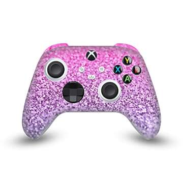 Head Case Designs Officially Licensed Monika Strigel Lavender Pink Art Mix Game Console Wrap and Game Controller Skin Bundle Compatible With Xbox Series S