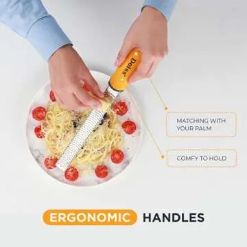 Deiss PRO Citrus Zester & Cheese Grater for Effortless Flavor