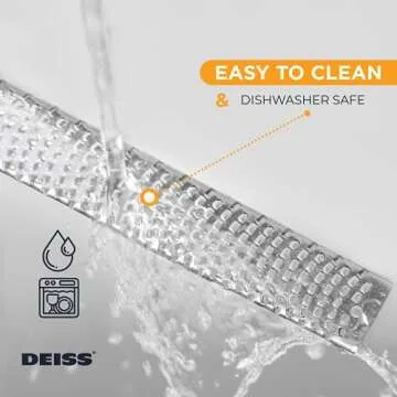 Deiss PRO Citrus Zester & Cheese Grater for Effortless Flavor