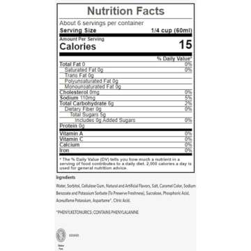 Cary's Sugar Free Low Calorie Syrup 12oz Pack of 2 - Guilt Free