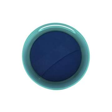 Munchie Mug Spill Proof Snack Cup Teal, 12 Ounce jar, Made in The USA