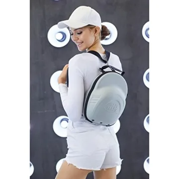 Baseball Cap Carrier Hat box Travel Case for Hats Carry On Hat Bag with Shoulder Strap - Gray