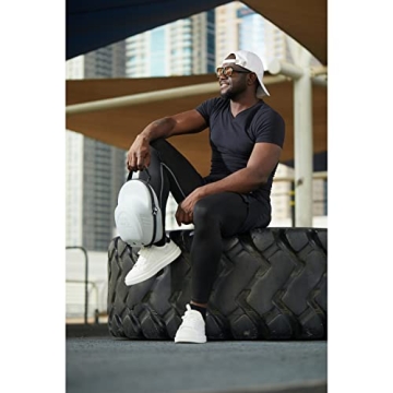 Baseball Cap Carrier Hat box Travel Case for Hats Carry On Hat Bag with Shoulder Strap - Gray