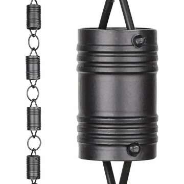 Elegant Celestial Cascade Rain Chain for Gutters