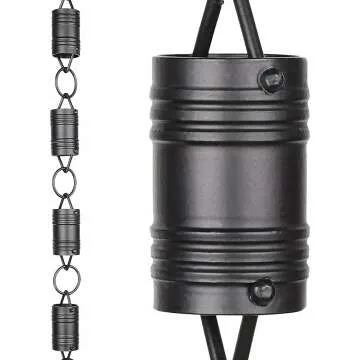 Elegant Celestial Cascade Rain Chain for Gutters