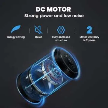 alescu Black Ceiling Fans with Lights - Outdoor Ceiling Fan with Remote/APP Control, 52 Inch Modern Ceiling Fan for Patio, Bedroom Living Room