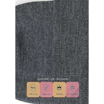 Urban Virgin 4 Packs Toddler Girls Winter Hats Infant Boys Beanie Soft Baby Caps Beanies Kids Knit W...