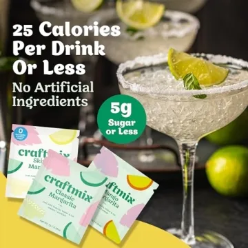 Craftmix Margarita Variety Pack - Easy Vegan Cocktail Mixers