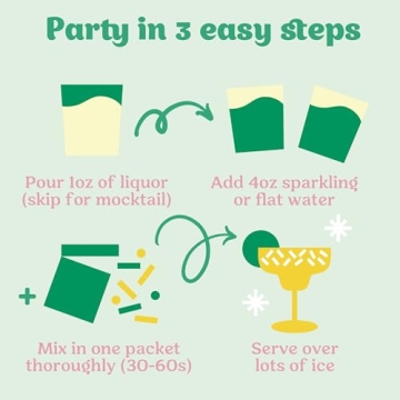 Craftmix Margarita Variety Pack - Easy Vegan Cocktail Mixers