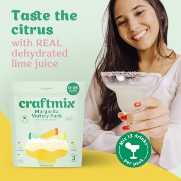 Craftmix Margarita Variety Pack - Easy Vegan Cocktail Mixers