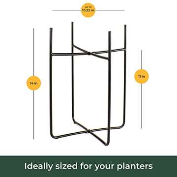 Bees & Buds Tall Metal Plant Stand for All Plants
