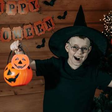 SAFIGLE 8pcs Halloween Pumpkin Bucket Small Plastic Pumpkin Basket Halloween Pumpkin Trick or Treat Bucket Halloween Candy Bucket Pumpkin Pail for Halloween Party Favors