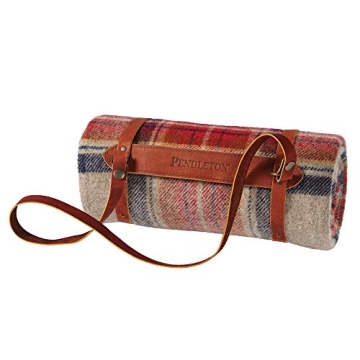 Pendleton Wool Motor Robe, Vintage Style Carrier Included