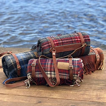 Pendleton Wool Motor Robe, Vintage Style Carrier Included